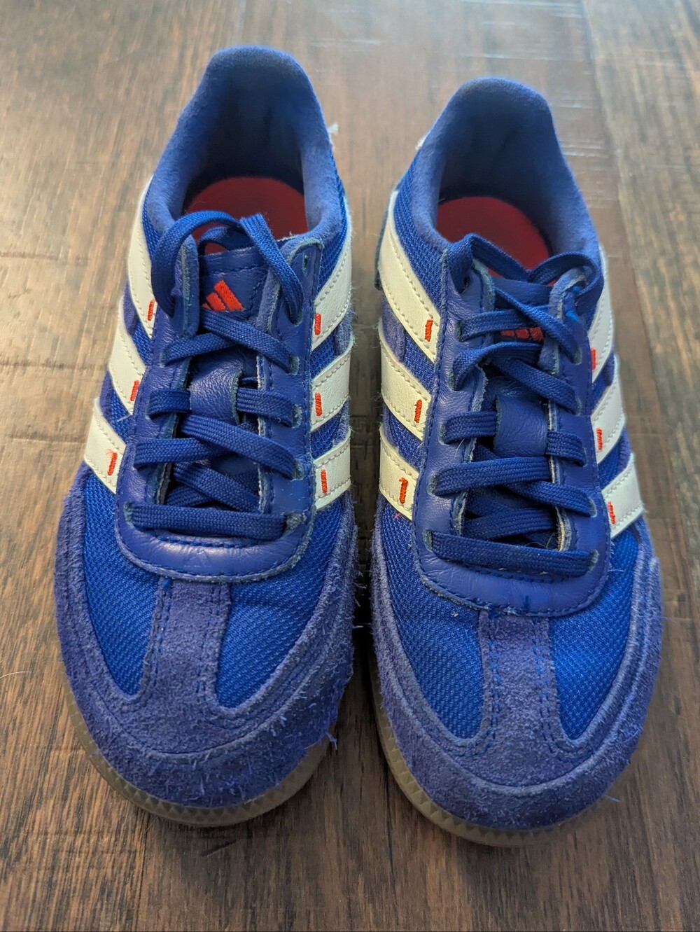 Adidas Predator Freestyle Indoor, Lucid Blue Cloud White Solar Red Sz. 13k